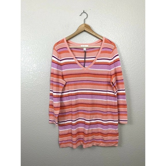 Stitch Fix Magnolia Grace Waffle Knit Stripe Tunic - Picture 1 of 5